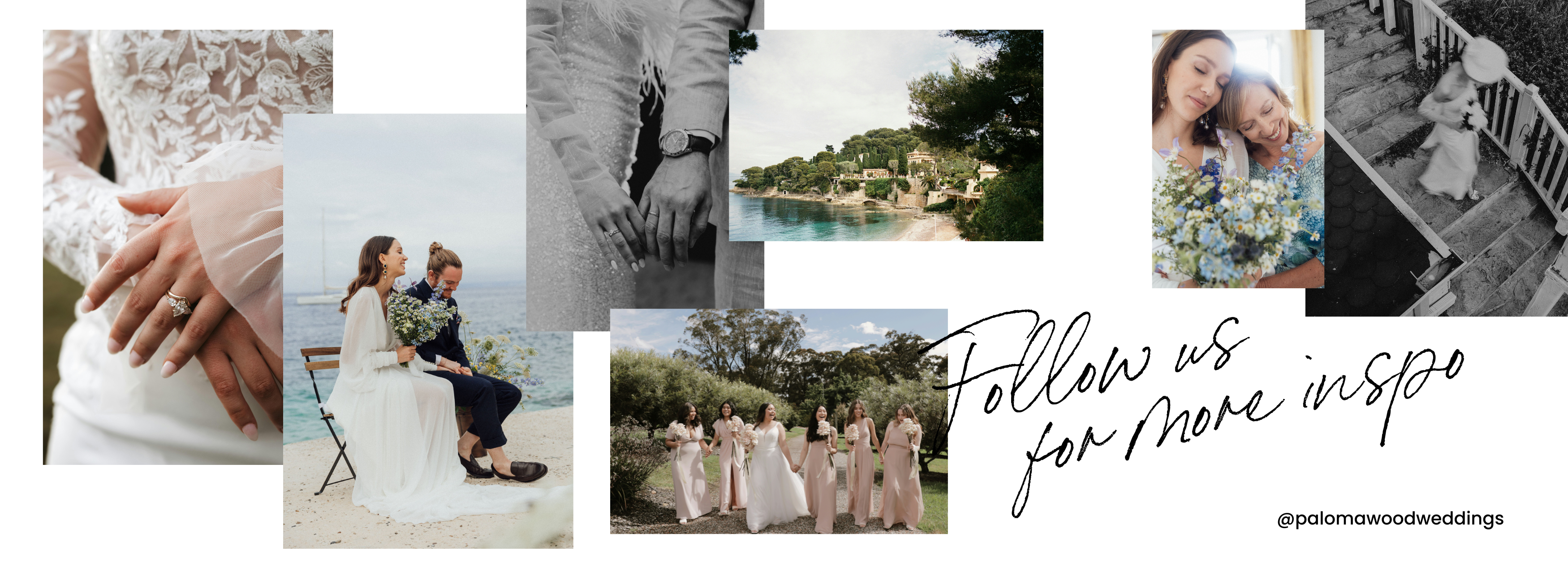 Instagram banner for Paloma Wood Weddings