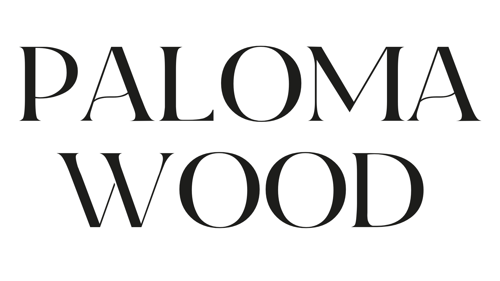 Logo Paloma Wood noir